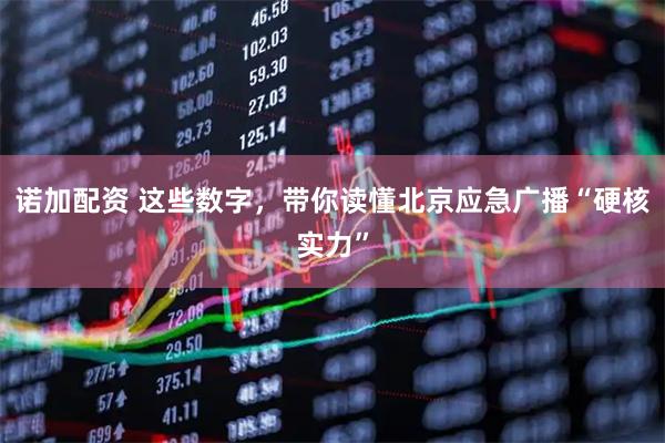 诺加配资 这些数字，带你读懂北京应急广播“硬核实力”